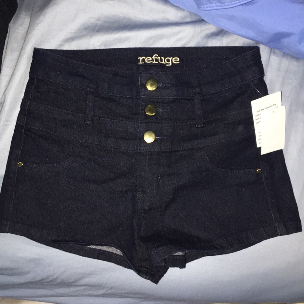 High waisted shorts